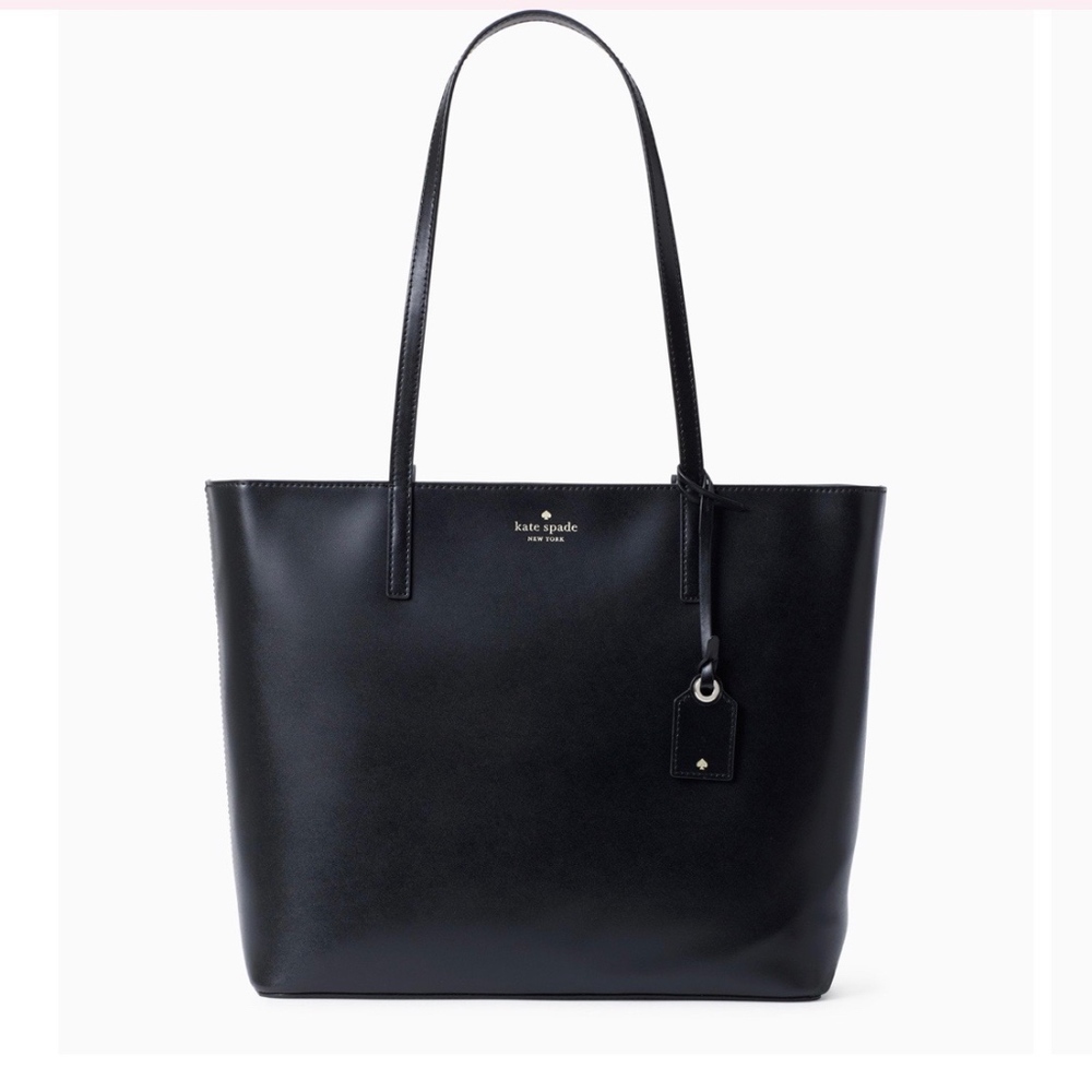 Kate Spade Jaine Medium Leather Tote.  NWT.   Black